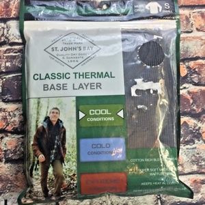 St. John's Bay S gray Classic Thermal shirt layer